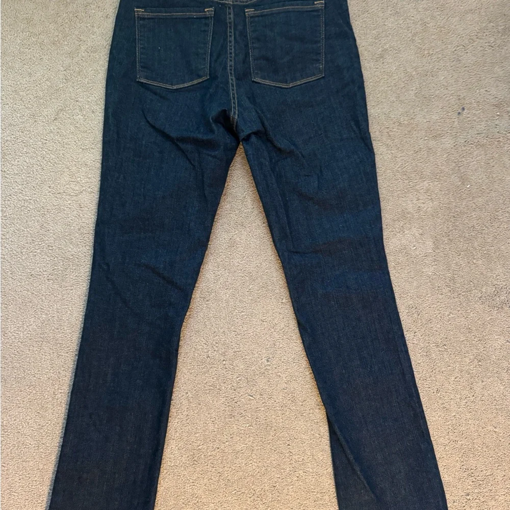 L.L. Bean Dark Blue Straight Leg Jeans - Picture 2 of 3